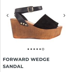 Seychelles forward wedge sandal